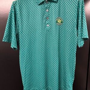 FootJoy Green Palm tree Polo Shirt Classic Fit